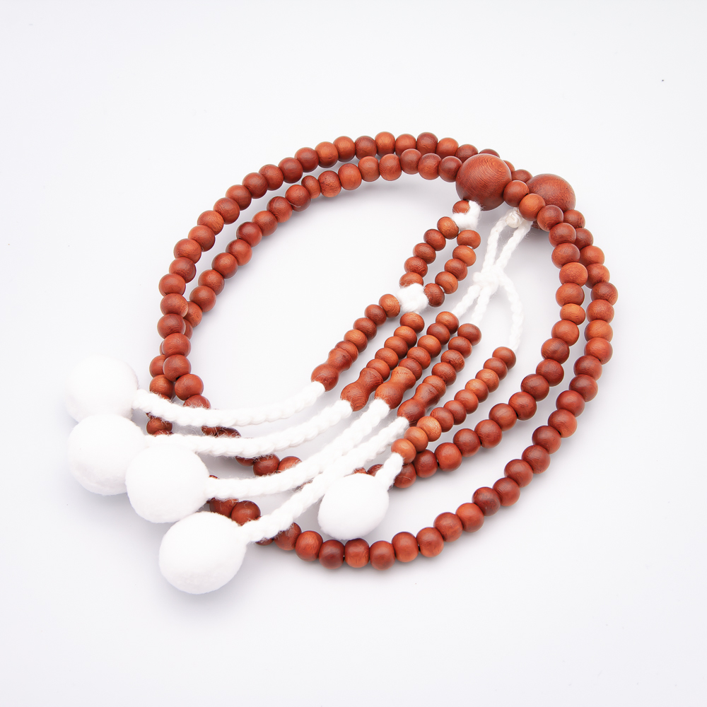 正梅 数珠 尺2寸（特大・男性向け） 木 綿房 創価学会念珠 | 【公式